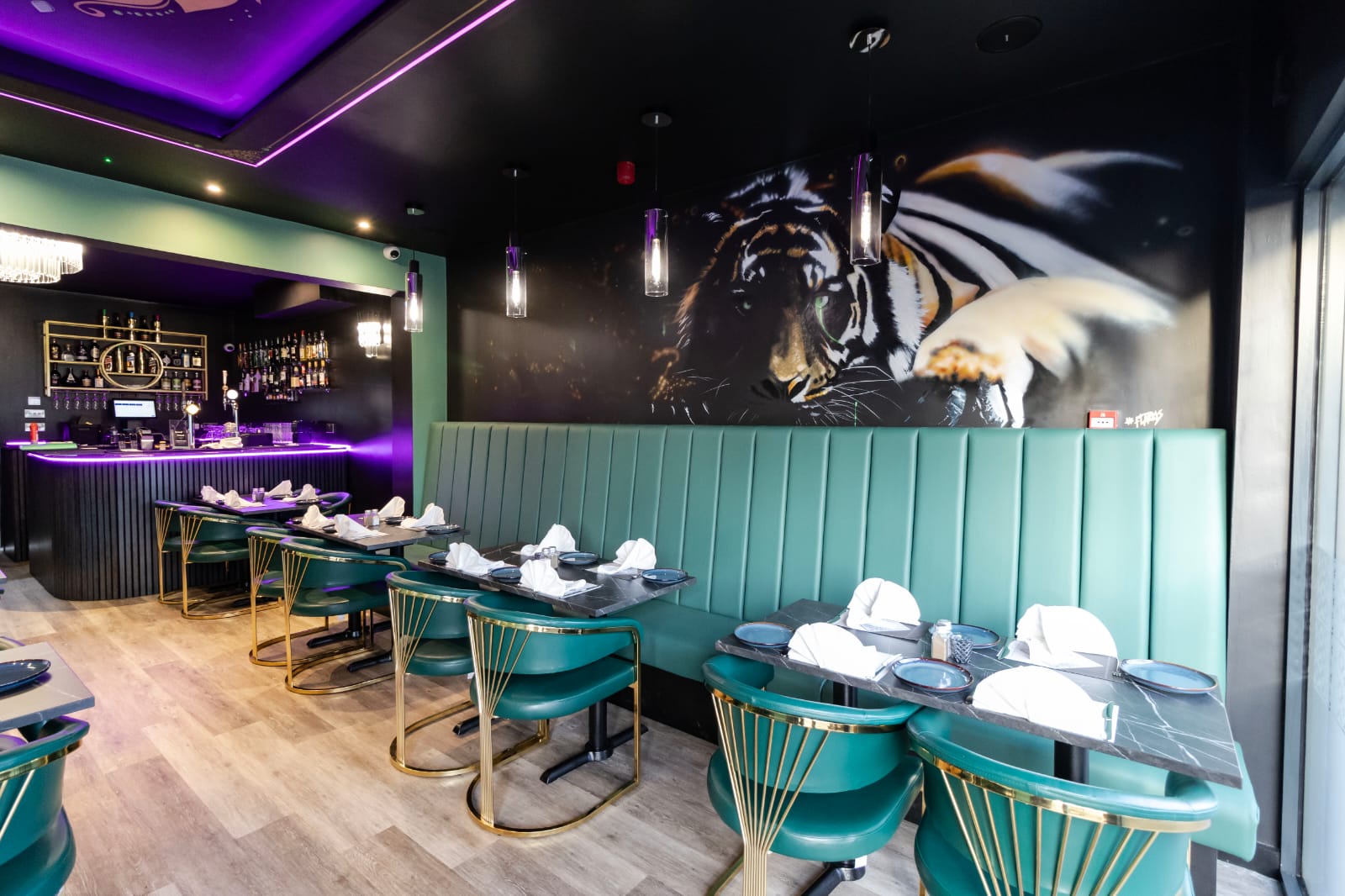 Picture of the inside sitting area of Bengal Brasserie Leeds Moortown Branch